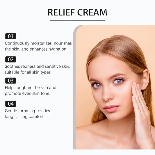 345 Relief Cream Hydrating Nourish The Skin Soothing Care Face Lifting Tightening Brighten Skin Tone Beauty Moisturizing Cream