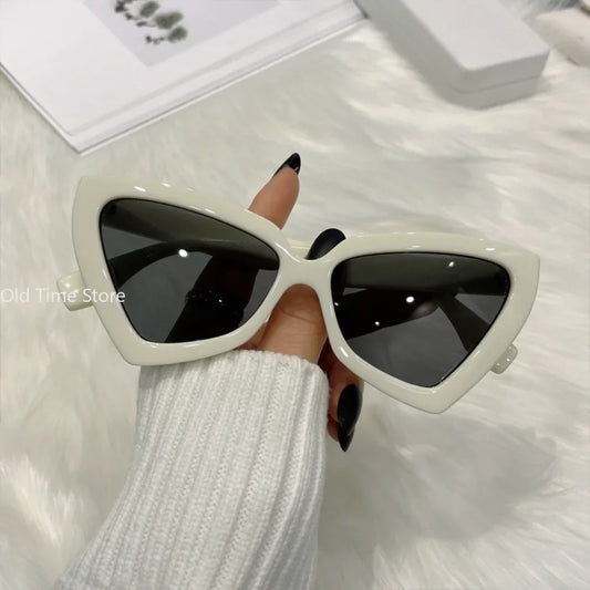 New Fashion Cat Eye Sunglasses Female Luxury Brand Designer Sun Glasses for Women Travelling Sun Shades Glasse y2k Gafas De Sol