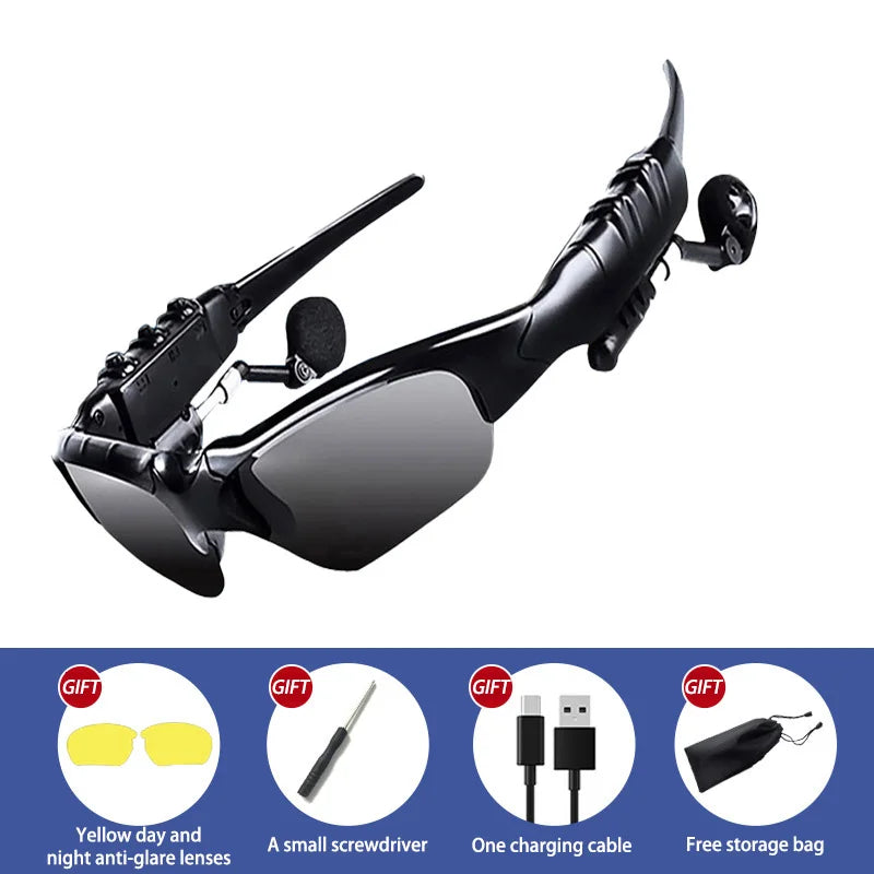 Xiaom Smart Sunglasses Photo Sense Camera Bluetooth Music Call Intelligent Recording Waterproof Glasses Outdoor Sports Cycling