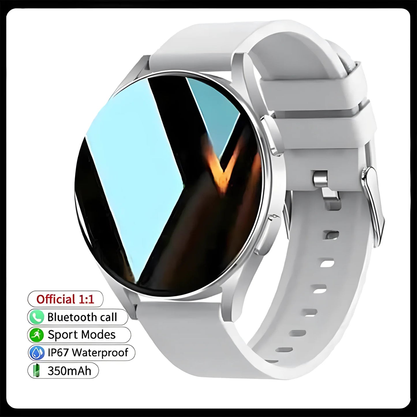 2025 New Watch 6 Bluetooth Call Smart Watch 1.39” 240*240 Custom Dials Sport Men Women Health Monitor Smartwatch For Android IOS