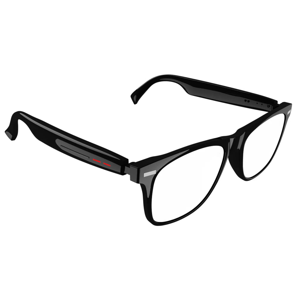 Smart Glasses BT Audio AI Voice Glasses With Camera Open Ear Sound Mic Speakers Remote shooting Wearable Eyeglass