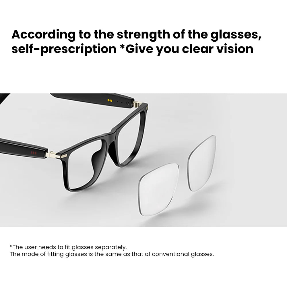 New M01 Smart Glasses Bluetooth Sunglasses AI Translation Blue Light Filter Polarized Lenses Open Music Holiday Gift