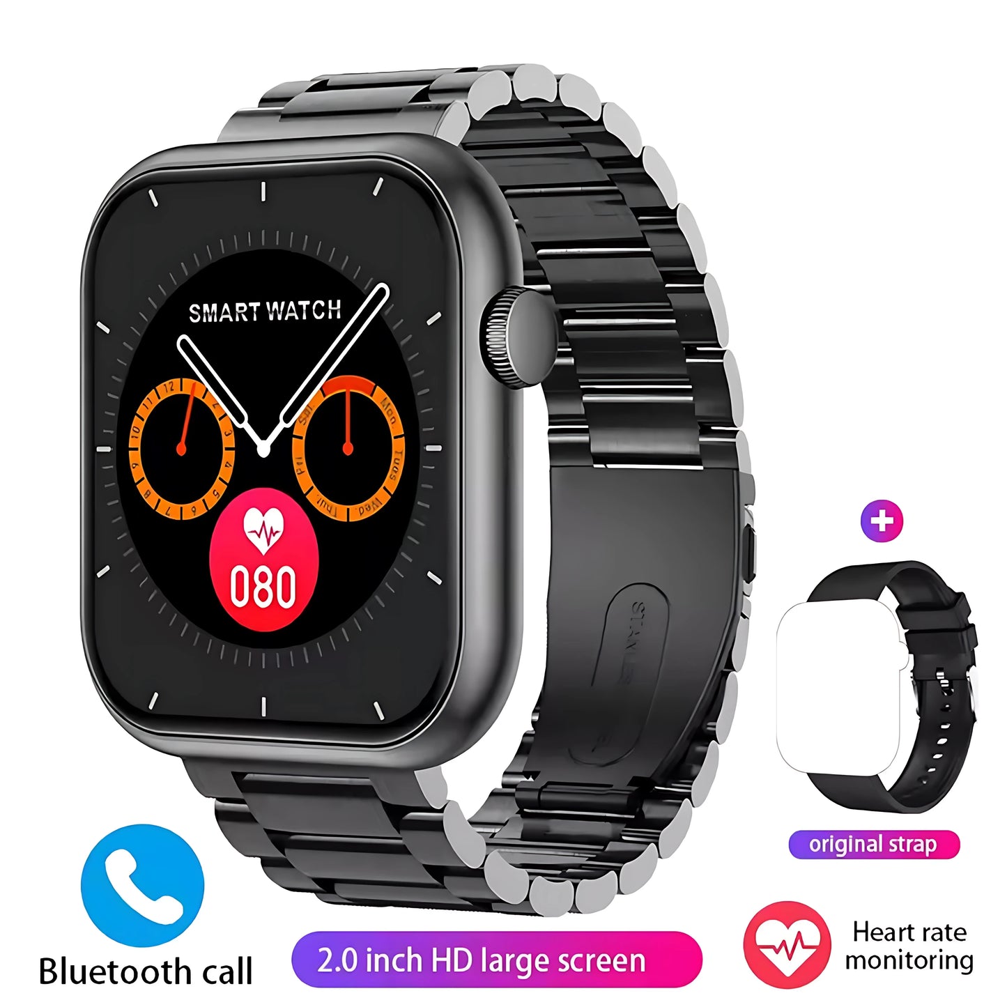 For Xiaomi SmartWatch 5 Global Version Men Women HD Screen Heart Rate Bluetooth Call Waterproof 100+Sports Smart Watch 2025 New