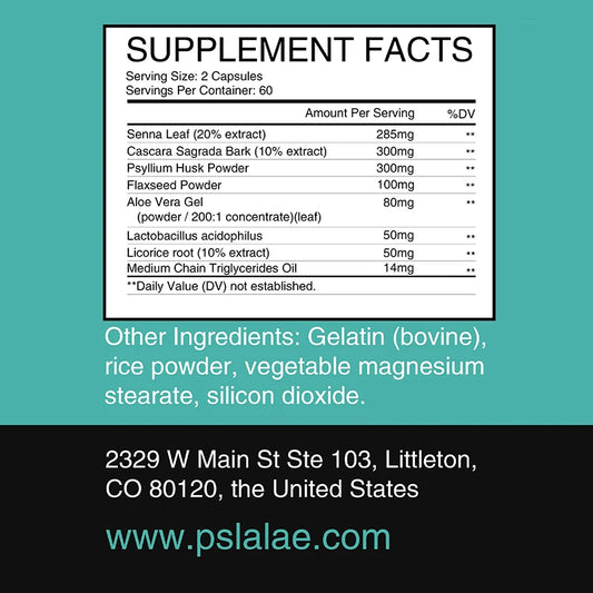 60-Day Colon Detox - Intestinal Health, Colon Cleansing & Detoxification, Promotes Bowel Movements