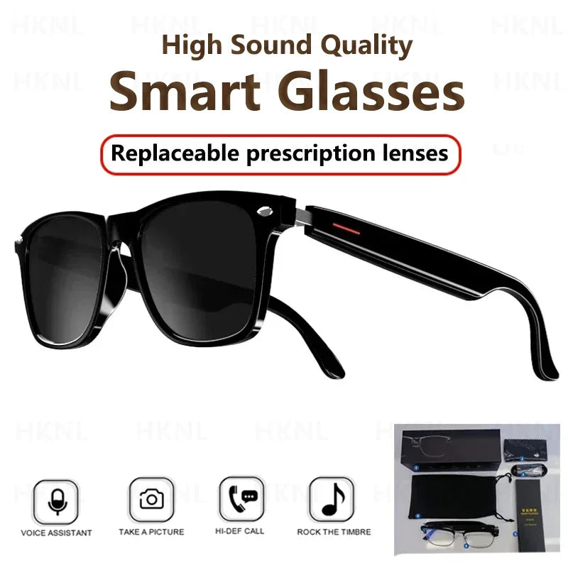 Camera, smart music, sunglasses, wireless Bluetooth earphones, HIFI audio earphones, driving glasses, hands-free calling