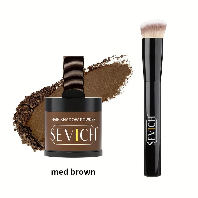 Hairline Powder With Brush Instant Black Root Cover Up Waterproof Hairline Shadow Powder Hair Concealer Coverage Eyebrow Powder