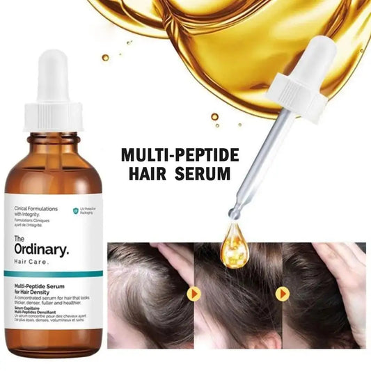Advanced Hair Care Serum with Multi-Peptides for Enhanced Hair Density and Scalp 60ml Bottle for All Hair Types