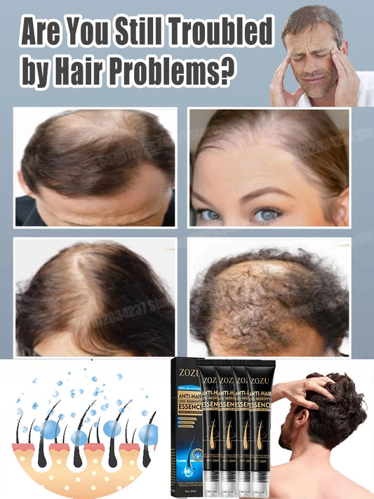 Say Goodbye to Baldness Hair Loss Product Ginger Oil Care Serum Hair Growth for Men Women