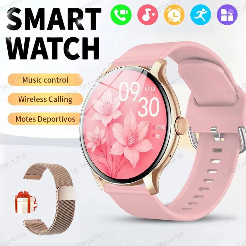 New Smart Watch 2025 Men Women Full Touch Screen Sport Fitness Watch IP67 Waterproof Bluetooth Call For Android IOS Smartwatch