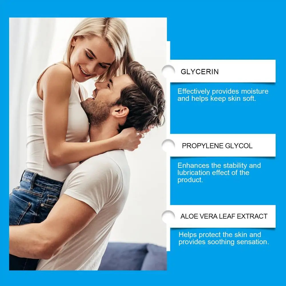 Lubricant liquid for Women Natural Aloe Vera Extracts Non Irritating Daily Use Gentle Water-Soluble Formula Long Lasting Effect