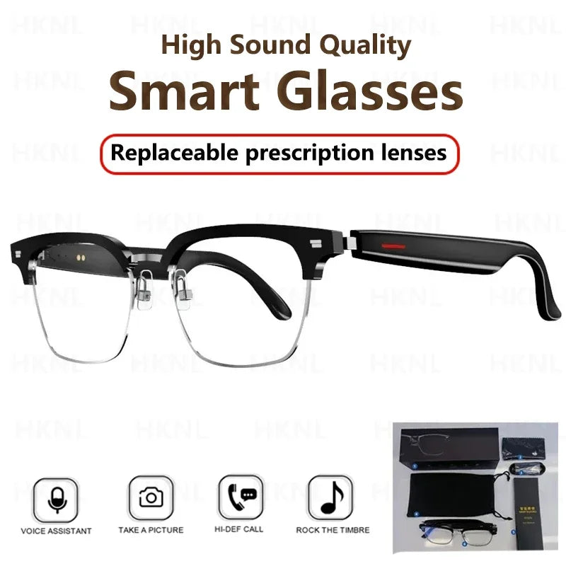 Camera, smart music, sunglasses, wireless Bluetooth earphones, HIFI audio earphones, driving glasses, hands-free calling