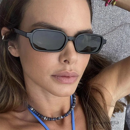 Sexy Small Rectangle Sunglasses 2025 Fashion Women Vintage Brand Designer Sun Glasses Men Shades Female Eyewear UV400