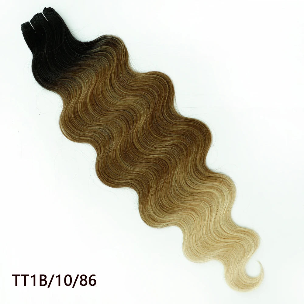 Magicae 30Inches Brown 12# M816# Sliver White Ombre Blond 613 Ombre 27# Body Wave High Temperature Synthetic Hair Extensions