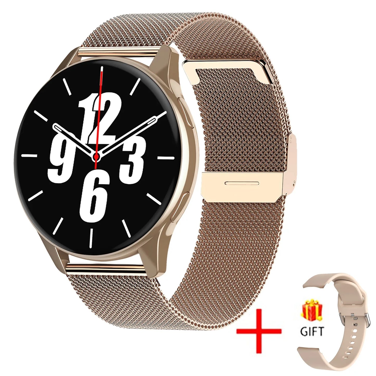 LIGE 2024 New Smart Watch For Xiaomi 1.28" AMOLED Screen Sport Fitness Watches BT Call Smartwatch For Men Women Wristwatch Gift