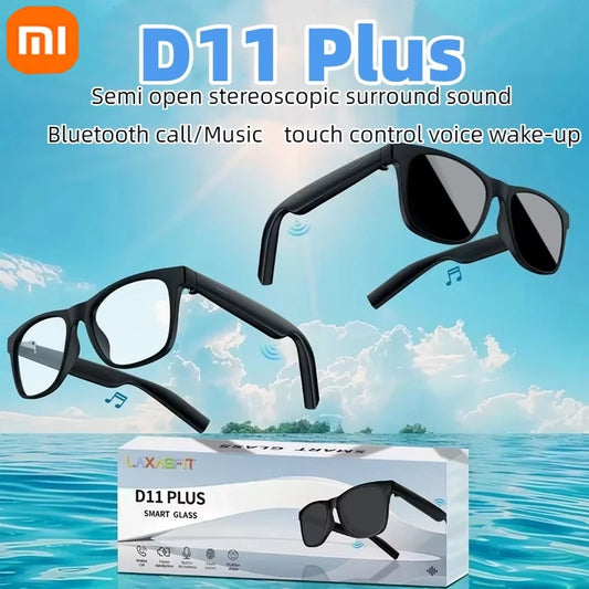 Xiaomi D11AI Smart Glasses Recording Video Photo Camera Sunglasses Men Women Translator Wireless Bluetooth Touch Anti Blue Light