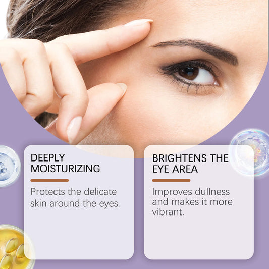 Retinol Eye Cream Anti Puffiness Remove Dark Circles Brightening Eye Area Reduce Fine Lines Firming Lifting Eye Care Product 30g