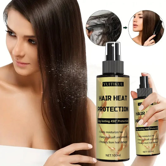 YUITIKUE Hair Oil deeply moisturizes hair, making it soft and smooth, and protects it from heat damage.