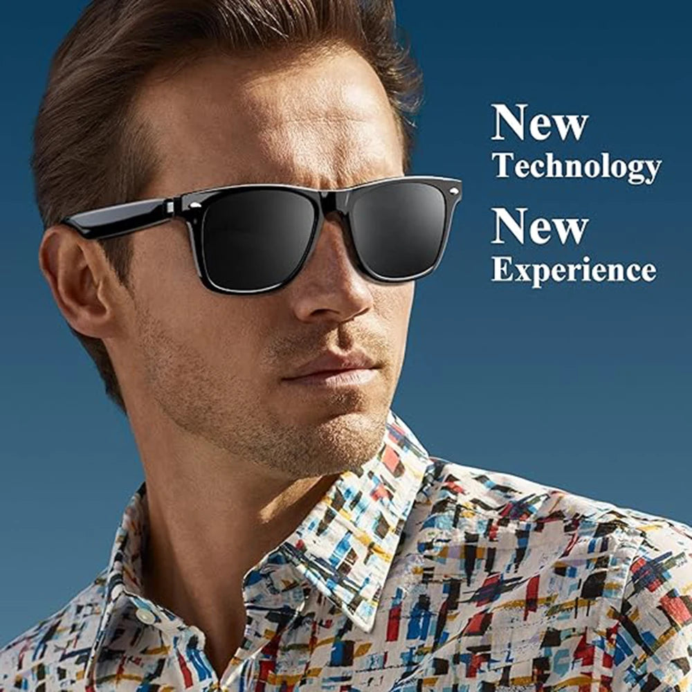 IUTECH Smart Glasses Bluetooth Call Smart Sunglasses Outdoor Travel Runing Fishing Cycling Smart Sunglasses for Men Women