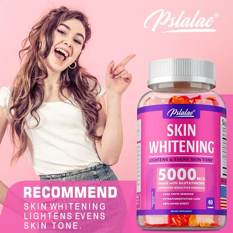 Skin Whitening Gummies - Brighten Skin Tone, Whiten and Anti-aging, Anti-oxidation, Enhance ImmunityCapsule