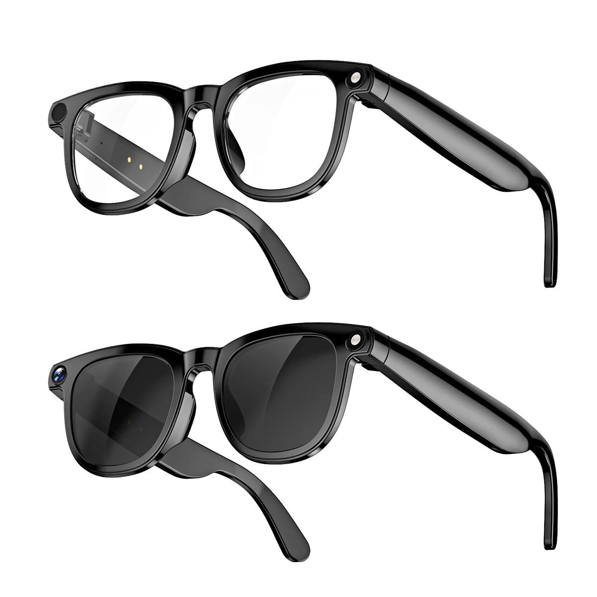 2 in1 4K Smart AI Glasses 800W pixel AI Shooting Camera HD Photo Video Voice BT Call, Waterproof AI Translation Smart Sunglass