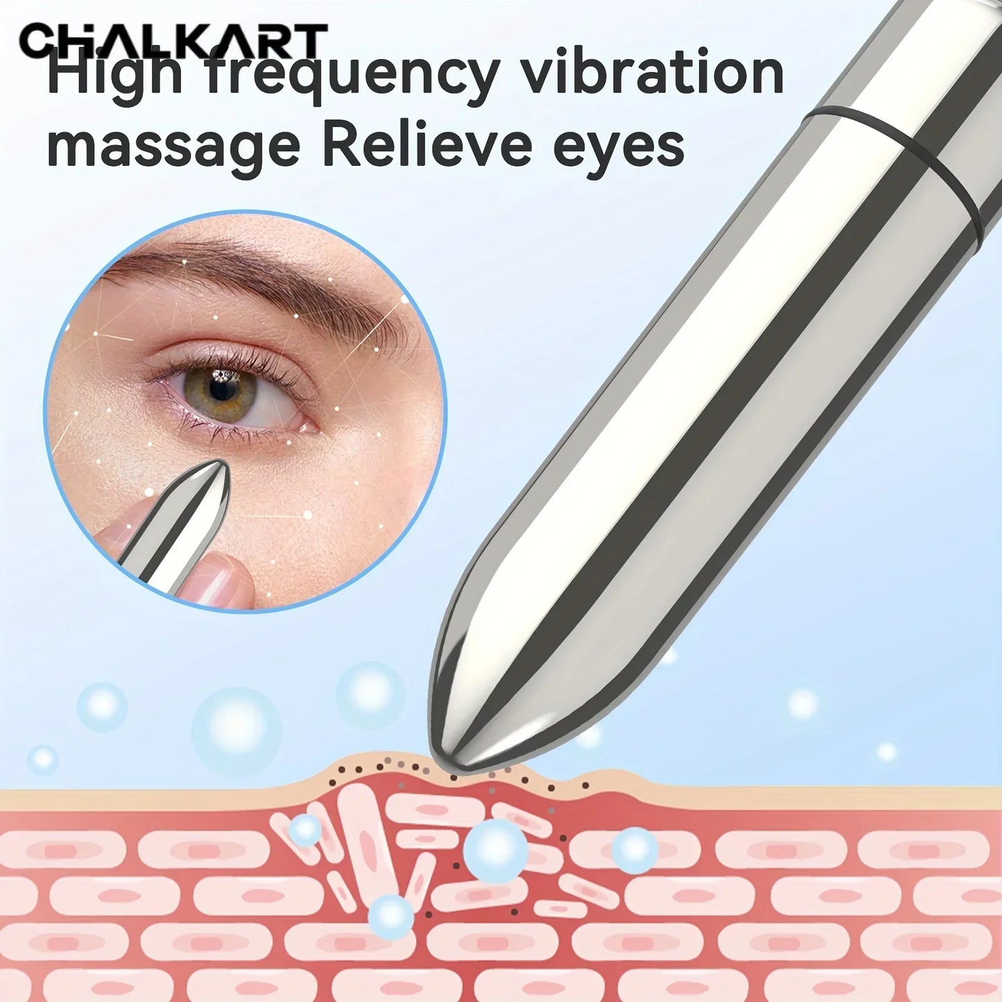 Vibrating Facial Massager Lipstick Shape Rechargeable for Serum Absorption Eye Care Mini Face Eye Massage Tool Beauty Device