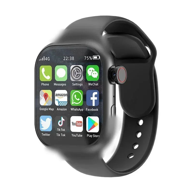 Premium VP19 Smartwatch Android IOS Supported 4G Full Network WiFi Independent SIM Card Rotating Camera GPS Google Play