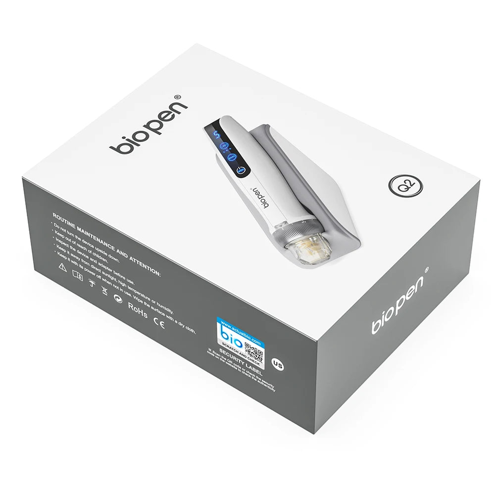 Best Derma Pen Bio Pen Q2 Wireless EMS Microneedling Derma Stamp With LED Light Therapy For Skin Care And Hair Regrowth