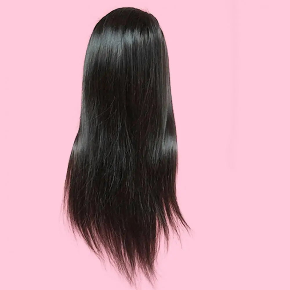 55cm Practice Training Head Hair Model Hairdressing Mannequin Doll Head Model With Long Synthetic Hair For Braiding Practice