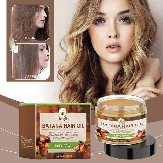 120g Natural Batana Oil For Healthy Hair Treatment Oil Natural Promotes Hair Wellness For Men Women Reduce Hair Break