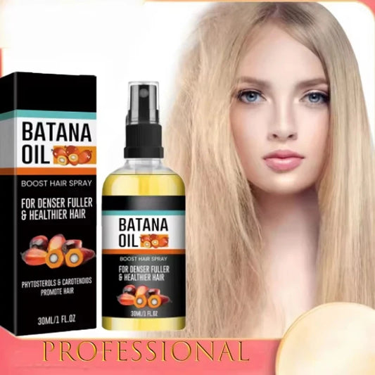 Batana Oil Spray Repairs Baldness Strengthens Hair Natural Nourishment Hereditary Loss Treatment,Moisturizes Scalp All Genders