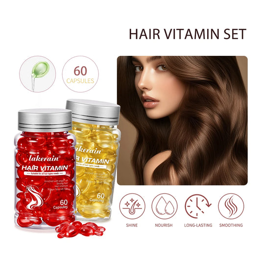 Hair Treatment Serum&Hair care capsules Comfort Hair Care Vitamin Oil Multi-functional Strengthening Smoothing Hair Care Liquid