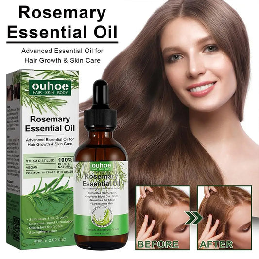 Rosemary Oil Hair Growth Essential Coconut Oil Improve Hair Loss And Nourishes Strengthen Hair Roots Scalp Treatment Hair Care