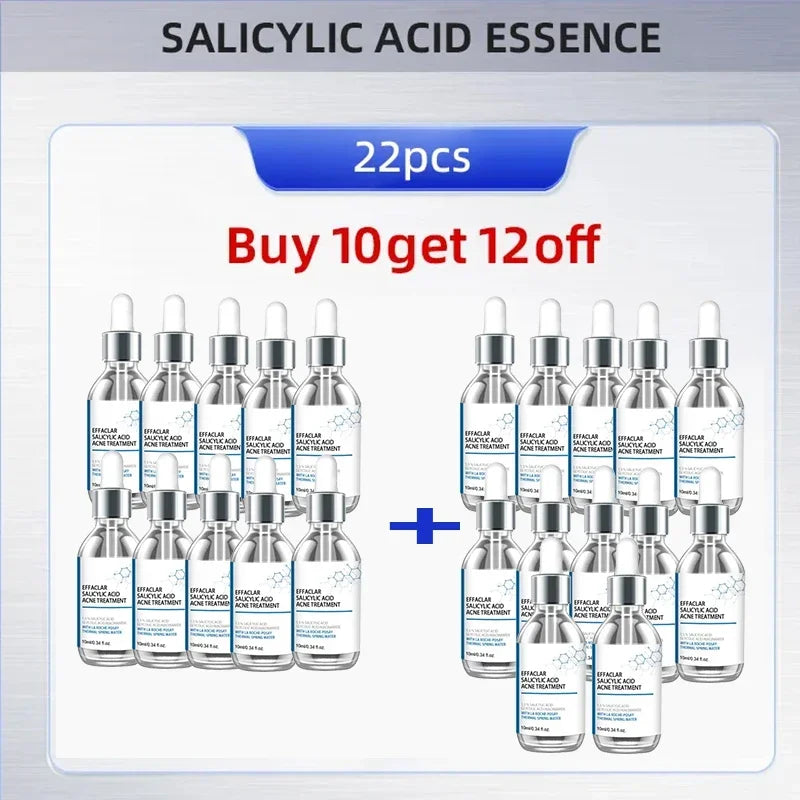 Salicylic Acid Solution Essence Shrink pores and Acne Spot Removing Shrink Pores Oil-Control Brighten Face Skin Makeup