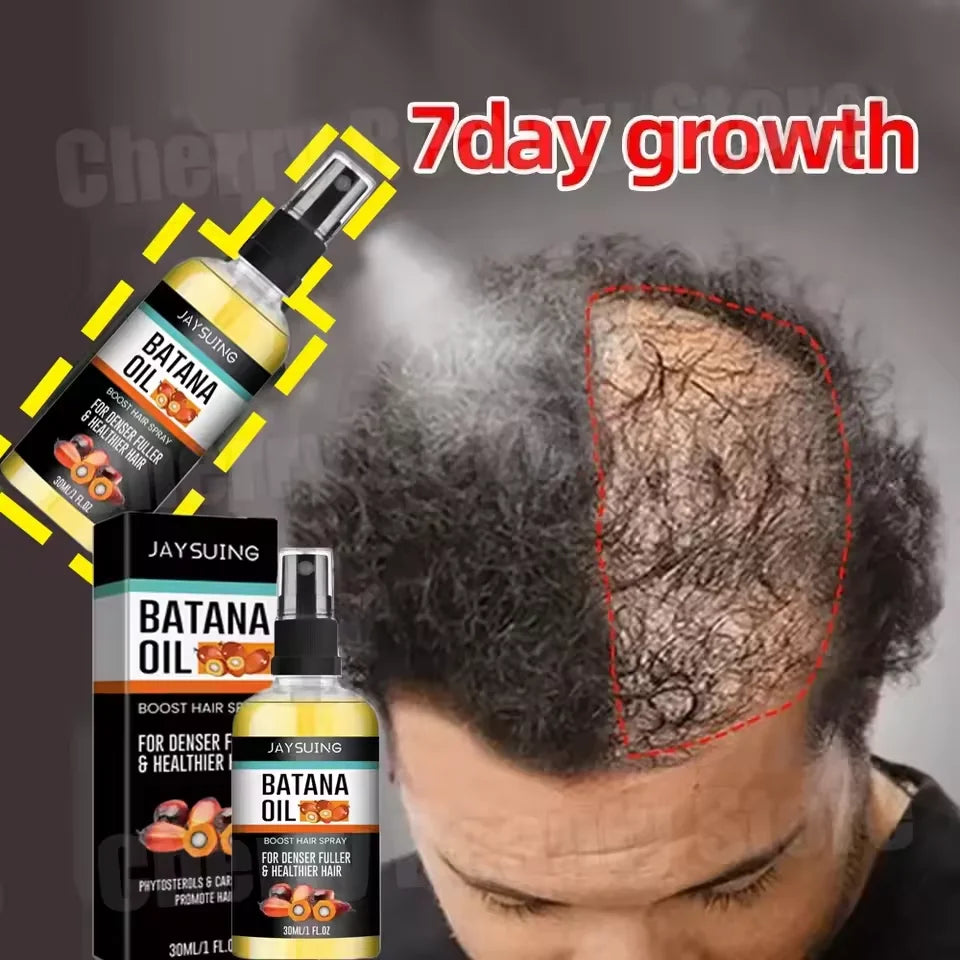 Batana Oil Hair Growth Serum Spray Repair Hair Nourish Root Regrowth Hair Anti Hair Loss Essence Men Women Hair Care Products