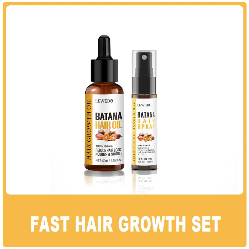 Batana Oil Africa Women Traction Alopecia Treatment Batana Hair Spray 100% Natural Hair Regrowth Hair Loss Crazy Fast Growth Oil