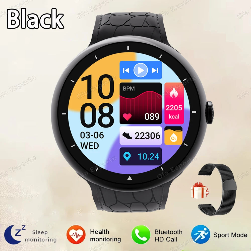 New Waterproof Smart Watch 2025 Heart Rate Multi-Strap Smartwatch Sleep Monitoring Sports Bluetooth Call Men Women Smartwatch