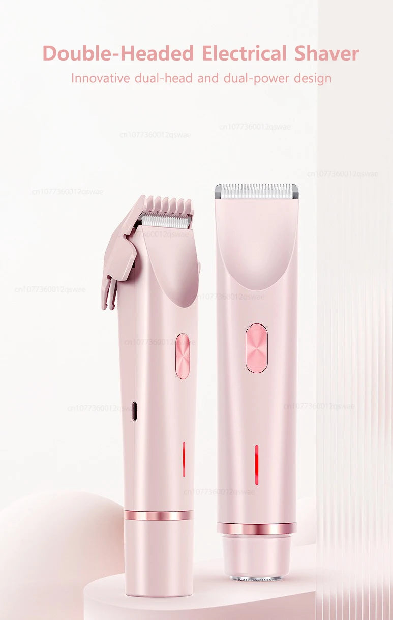 Electric Shaver for Women Arms Armpit Legs Pubic Hair Electric Razors for Women Rechargeable Bikini Trimmer for Women Body Hair