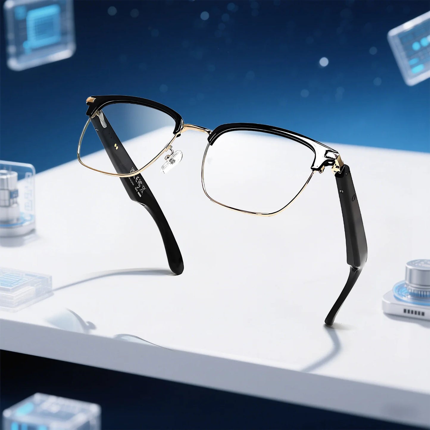 GT-33 Smart wireless anti-blue light glassesTranslation Sunglasses Voice Remote Control Music Eyewear Waterproof Eyeglasses