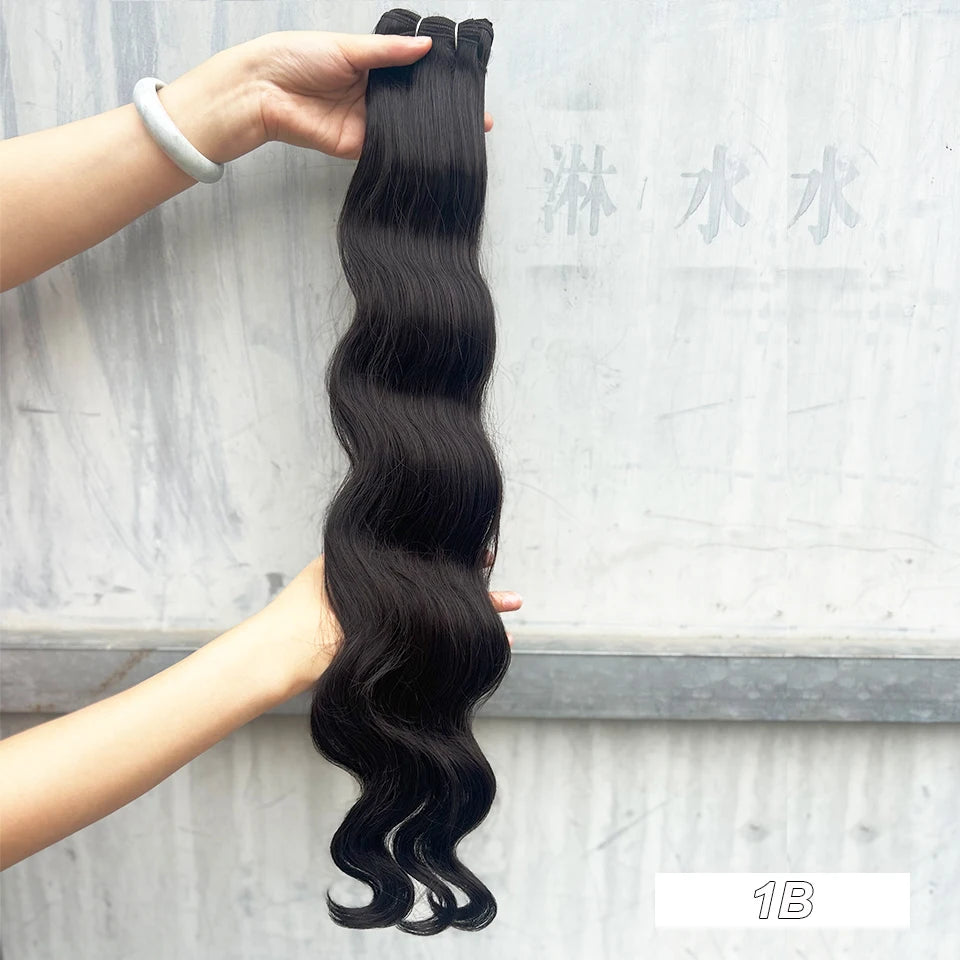 200g Body Wave Hair Weave Bundles Ombre Blond 613 Sliver White 60# 30Inches High Synthetic Heat Resistant Fiber Hair Extensions