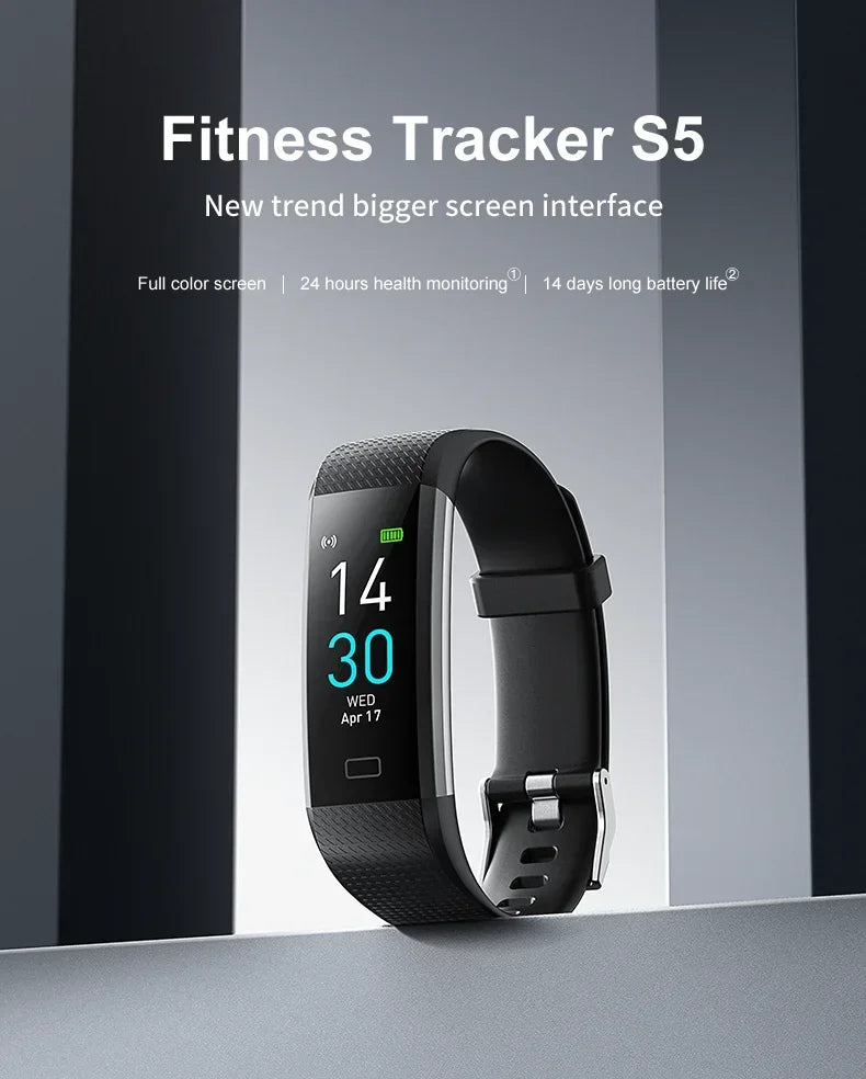 XIAOMI Men's Sports Wristbands Women Bracelet Temperature Measurement Blood Pressure Heart Rate Pedometer Smart Bracelet Watch