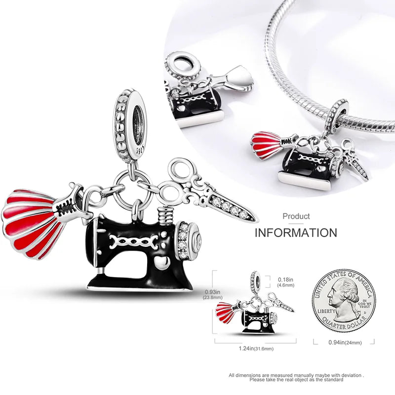 Hot Sale 925 Silver Charms Beads Perfume Animal Butterfly Pendants Fit Original Bracelet DIY Jewelry