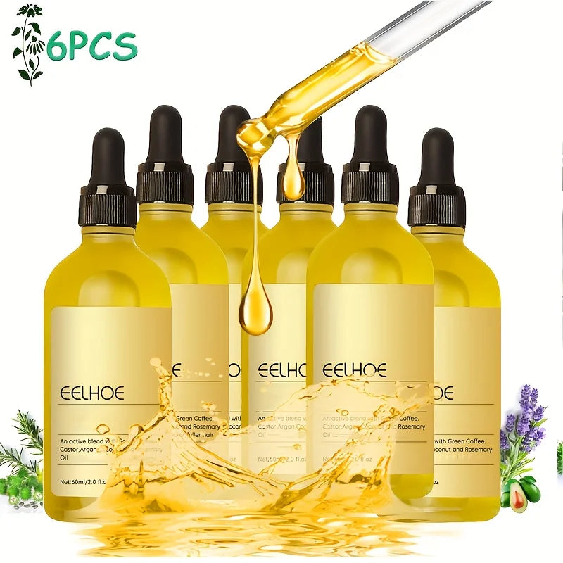 1/3/6pcs Rosemary Hair Scalp Essential Oil Nourishing Moisturizing Includes Lavender Cypress Oil Ideal for Men Women Hair Care