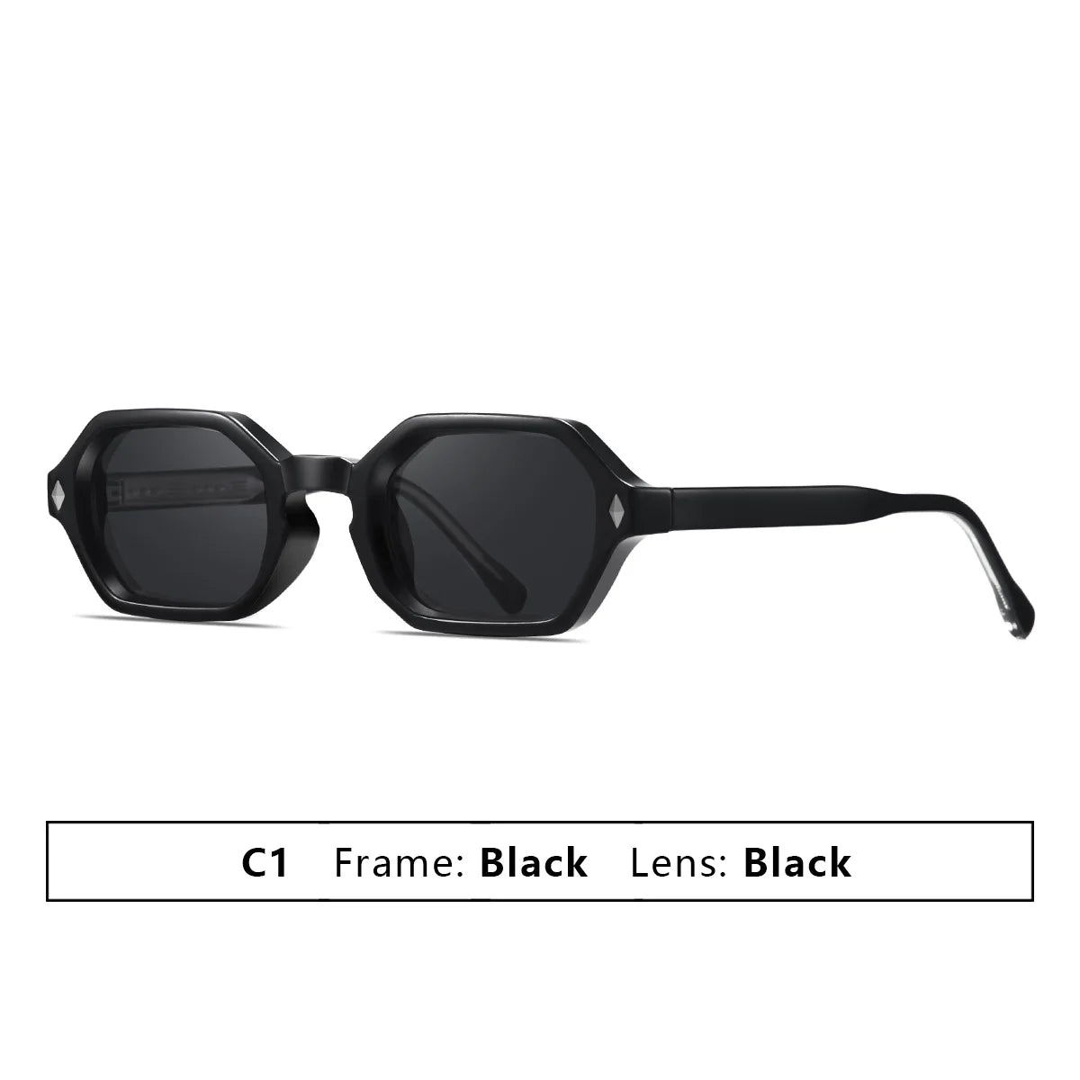 Fashion New Sunglasses European and American Style Square Small Frame Unisex Outdoor Street Photography Sunshade Sunglasses