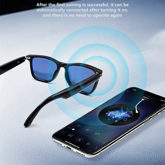 GS05 Upgrade Smart Glasses With Camera Video Recording AI Photo Recognition Bluetooth Call Translation Voice Assistant Glasses