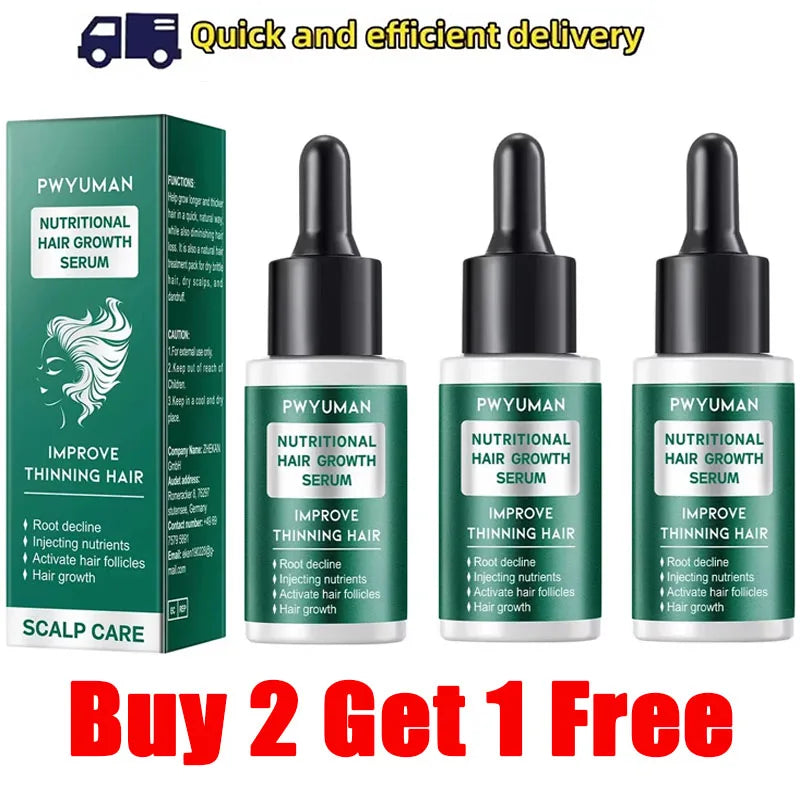 Hair Growth Essential Oil Prevent Baldness Regrowth Strengthening Oil Nourishing Treatment for Split Ends Dry Organics Hair Care