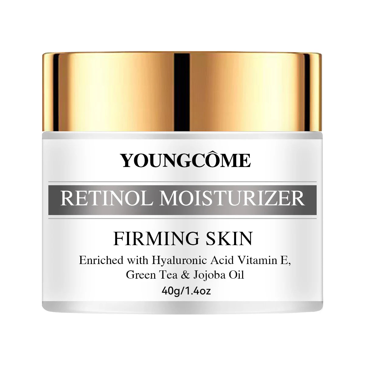 YOUNGCOME Retinol Collagen Face Cream | Moisturizing & Hydrating | Whitening & Spot Lightening | Gold Formula Face Cream