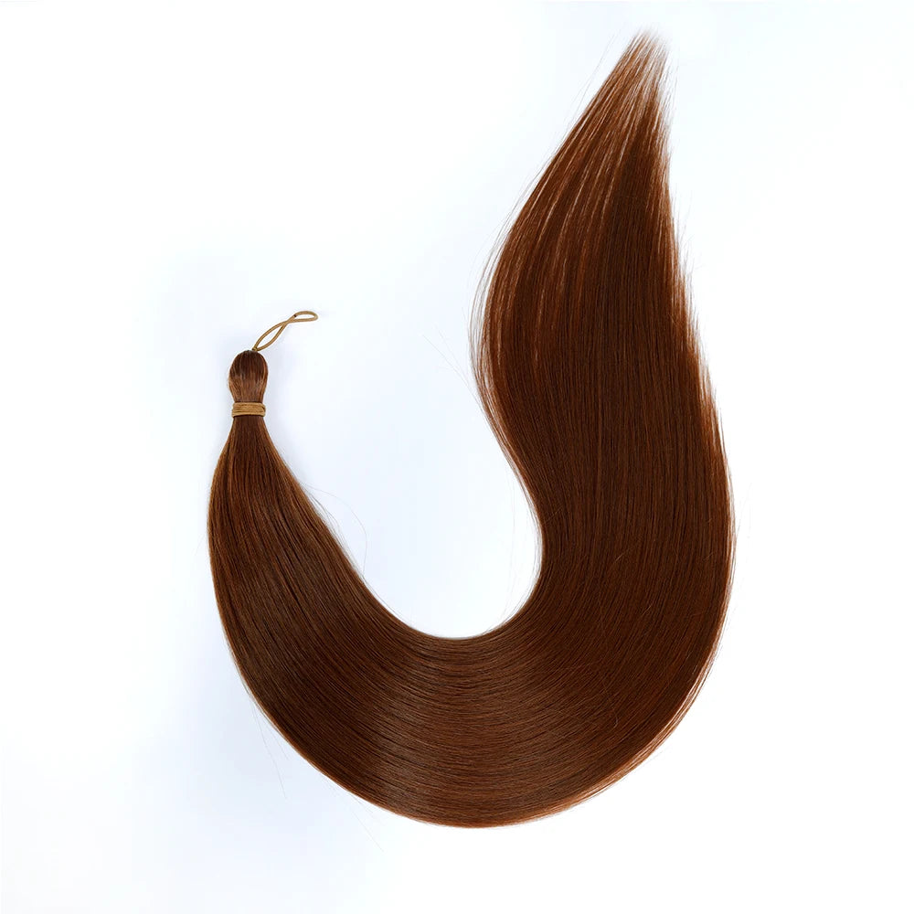 Magicae Braiding 28inches Hair 72cm Heat Resistant Ash Blonde Ombre Brown Sliver White 60# Cold Fusion Micro Crochet Hair Weave