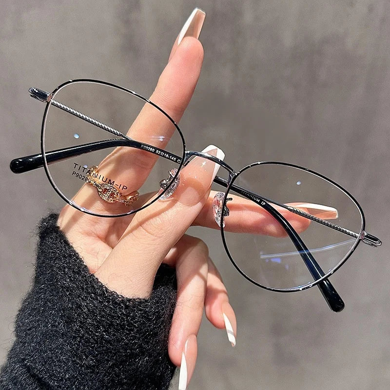Lzabella Women's Fashion Cat Eye Style Titanium Frame Glasses Brand New Glasses Anti-Blue Light Computer Eyeglasses 90280