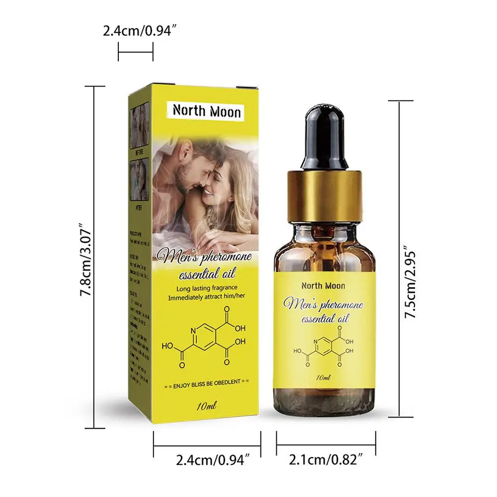 3PCS Strong Pheromone For Man To Attract Women Perfume Body Essential Sexually Stimulating Oil Long Lasting Androstenone Sexy