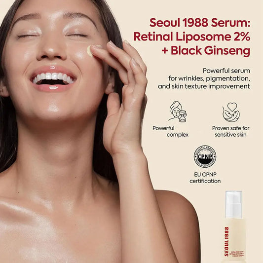 30ml Seoul 1988 Retinol Ginseng Essence Eye Face Cream Moisturizing Niacinamide Brightening Anti-aging Say Goodbye To Wrinkles